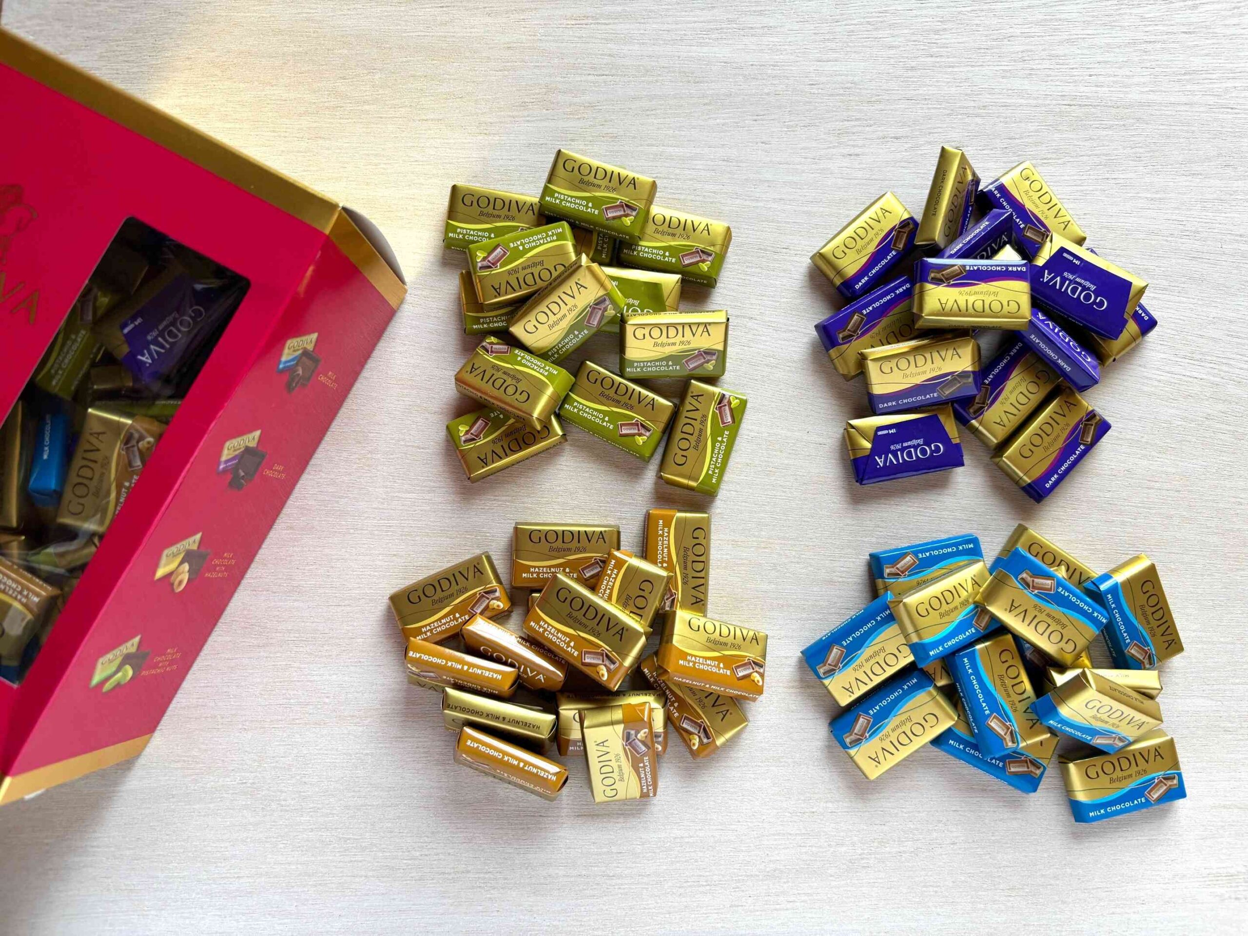 GODIVAナポリタン種類